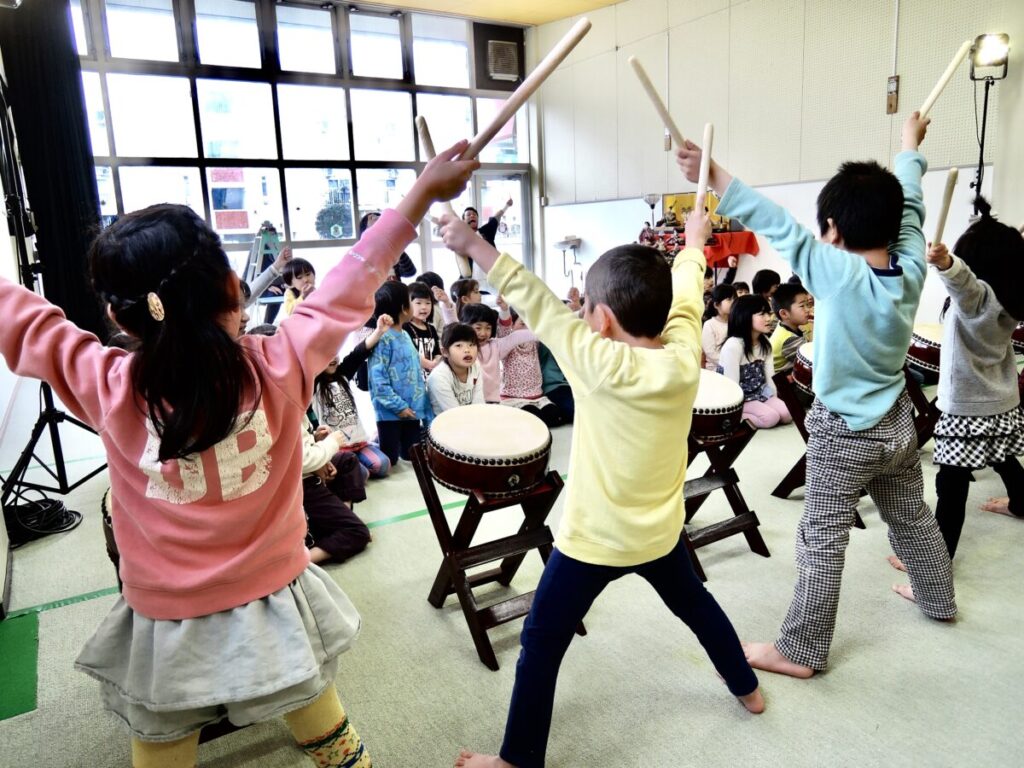 こども和太鼓体験