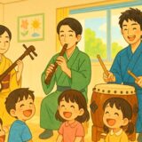 和楽器こ子供