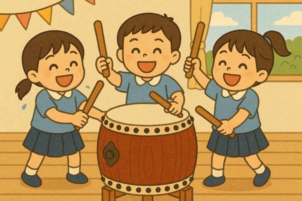 和太鼓リズムと幼児教育