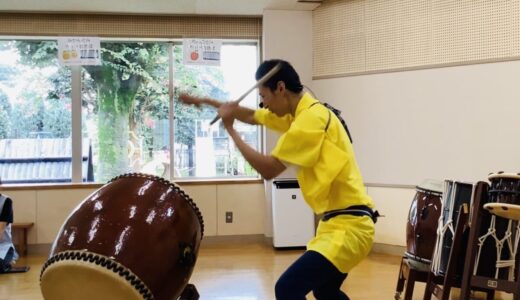 埼玉県 青柳保育園で和太鼓体験！